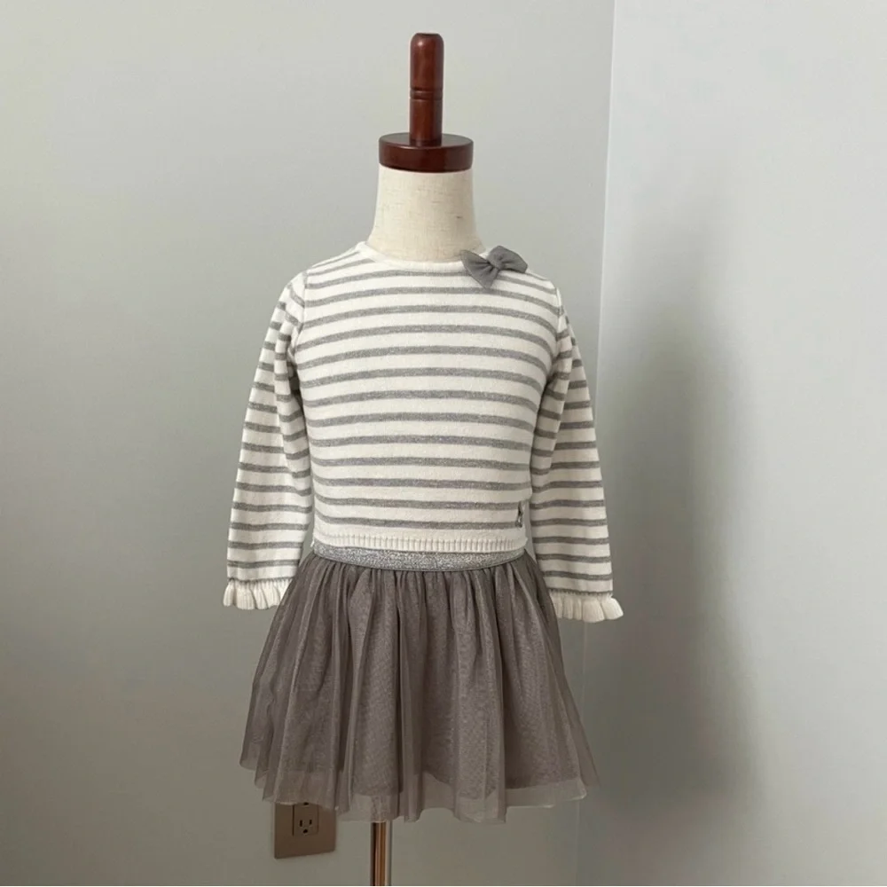 MAYORAL BABY GIRL SWEATER WITH TULLE SKIRT NWOT